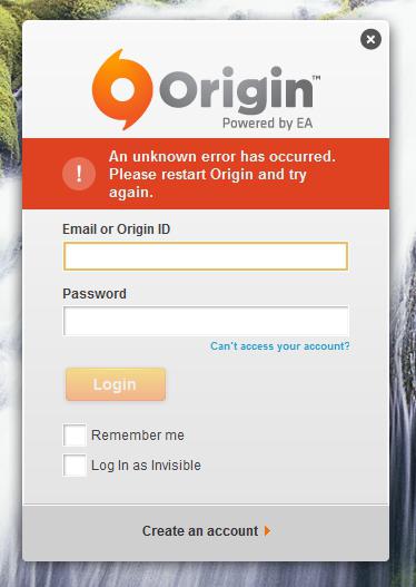 почему не запускается Origin