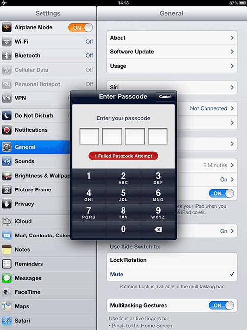 Как разблокировать iPad через iTunes