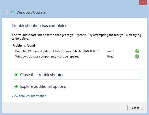 where is windows 8 update center