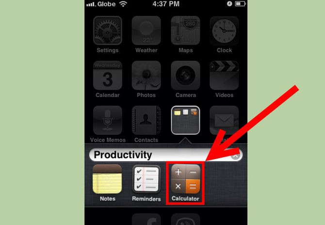 how to make folders on iphone