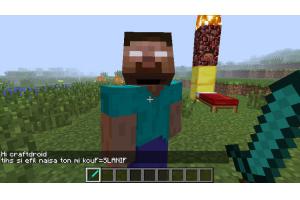 Minecraft game How to call Herobrine