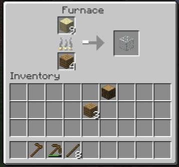 how to make glass in minecraft