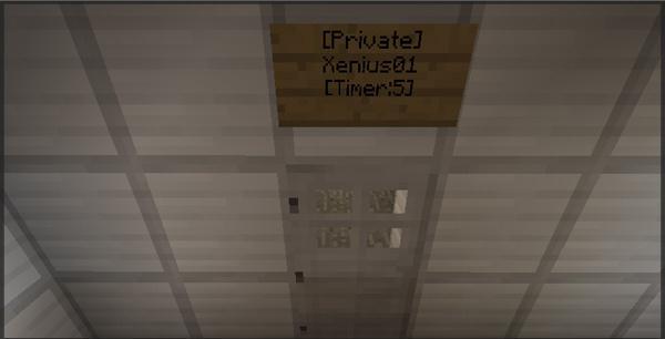 how to privatize minecraft doors