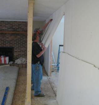 doorway in the load-bearing wall