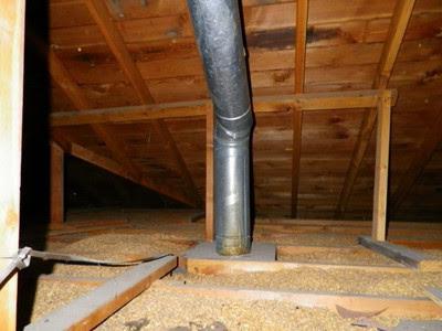 sawdust as a ceiling heater