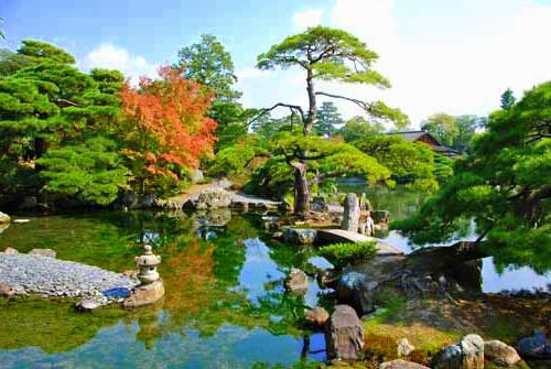 сады императорской виллы катсура япония