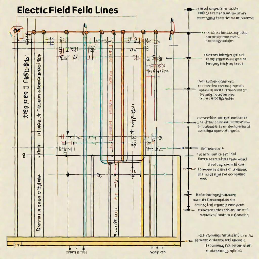 Силовые линии между обкладками плоского конденсатора, равномерное электрическое поле, силовые линии перпендикулярны обкладкам, зарядка и разрядка конденсатора