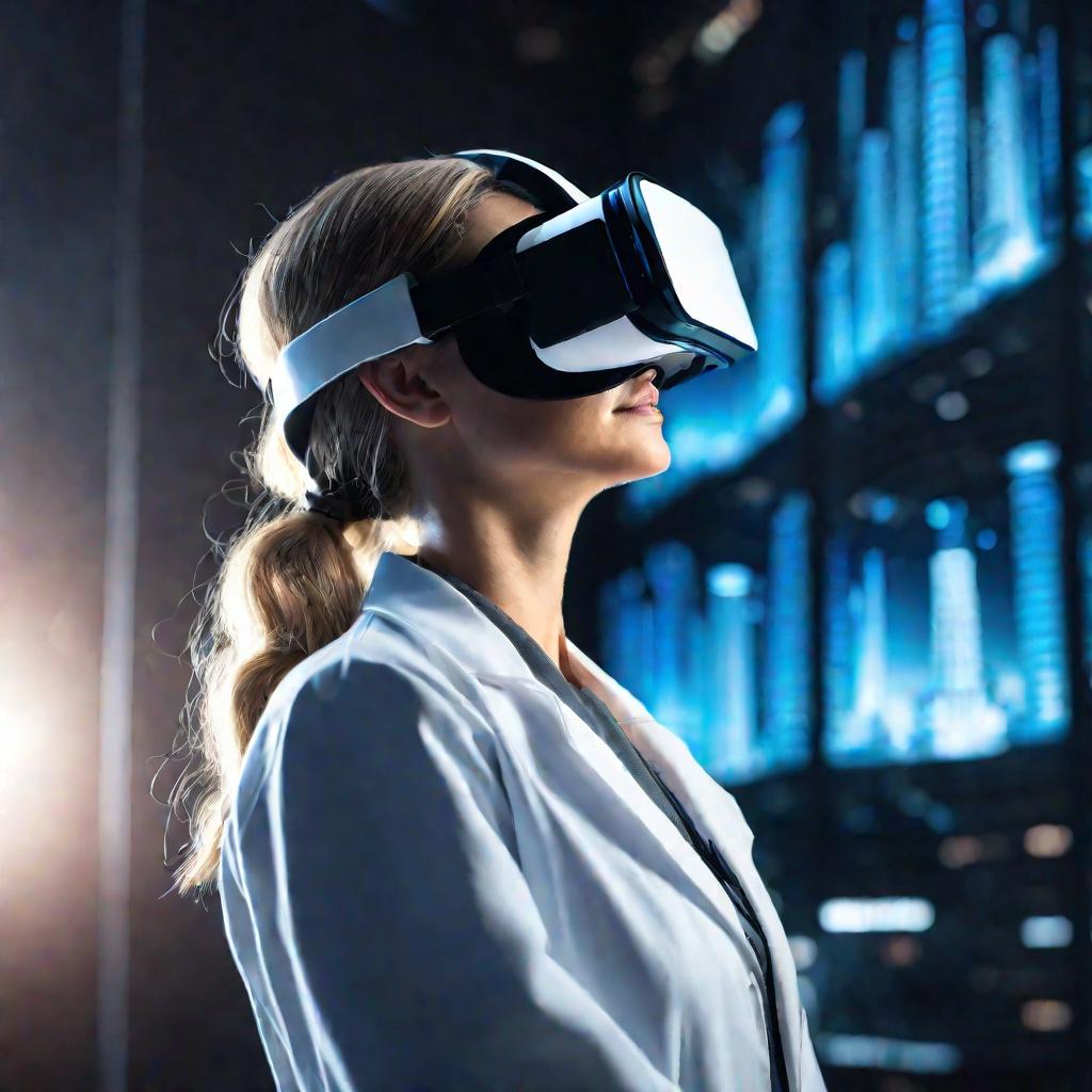 Ученый в виртуальной реальности