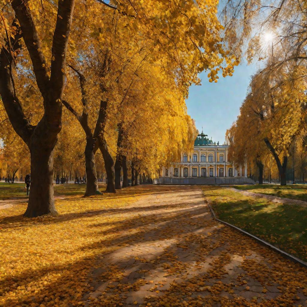 Парк «Перовский» осенью