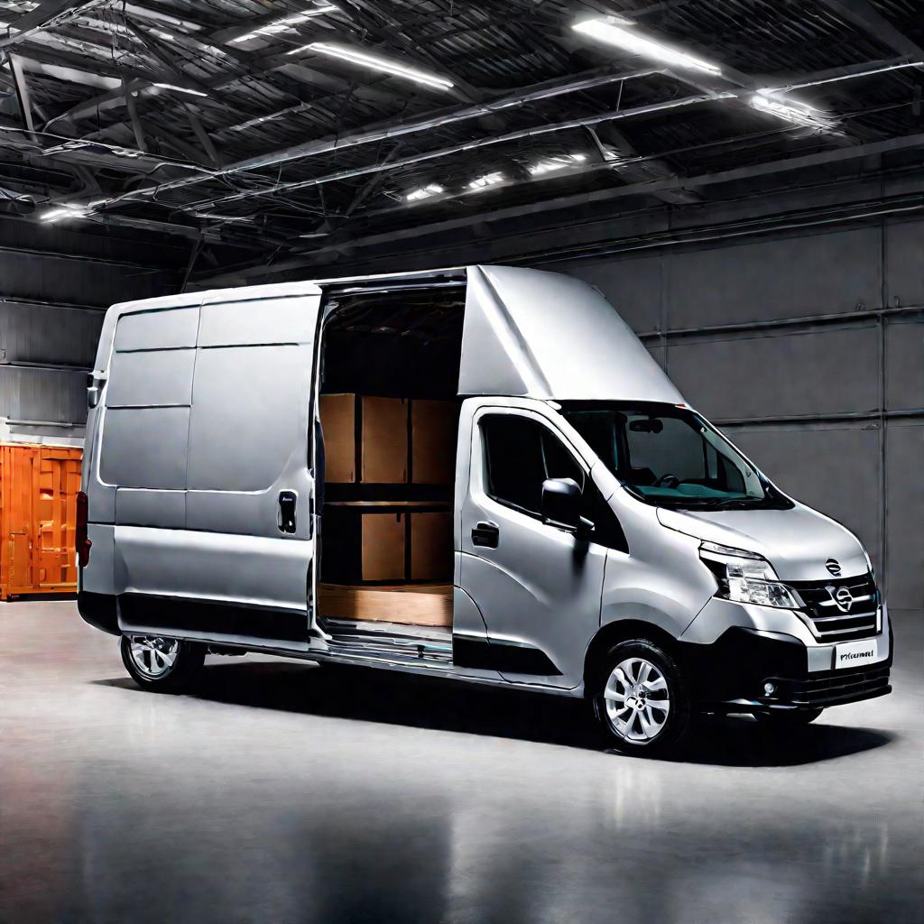 Просторный грузовой отсек Nissan Vanette