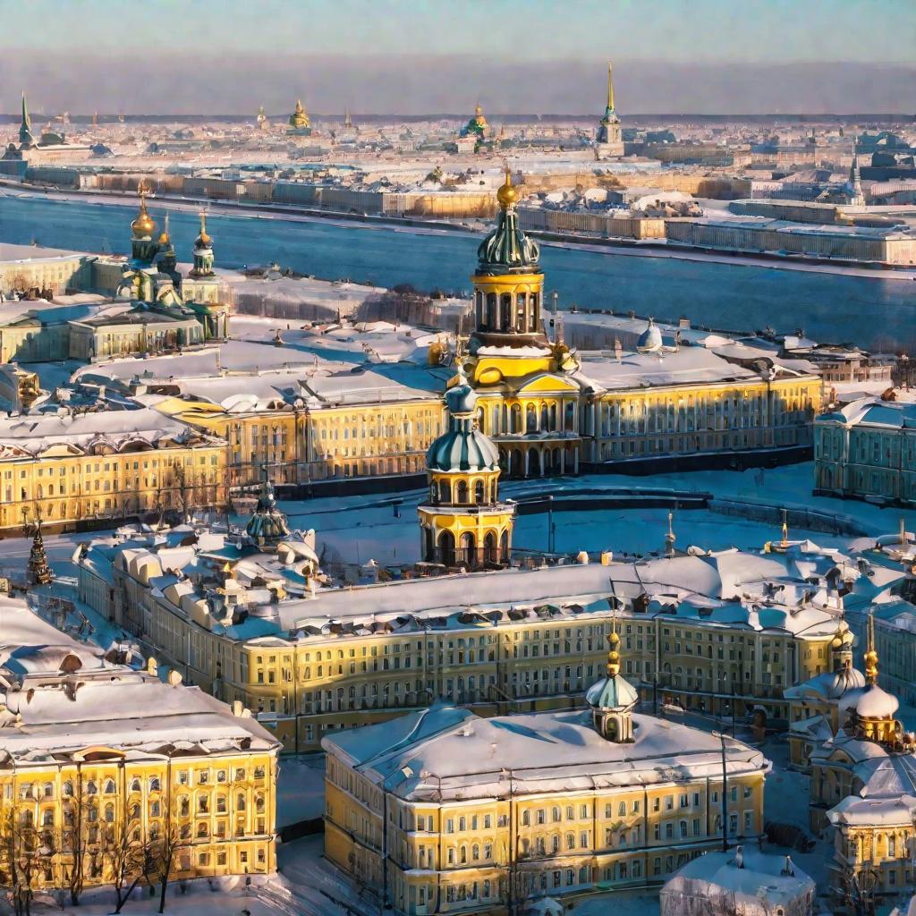Зима в Петербурге.