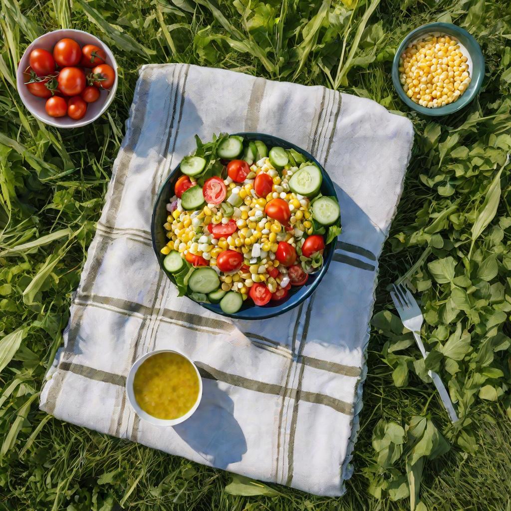 Пикник с кукурузным салатом