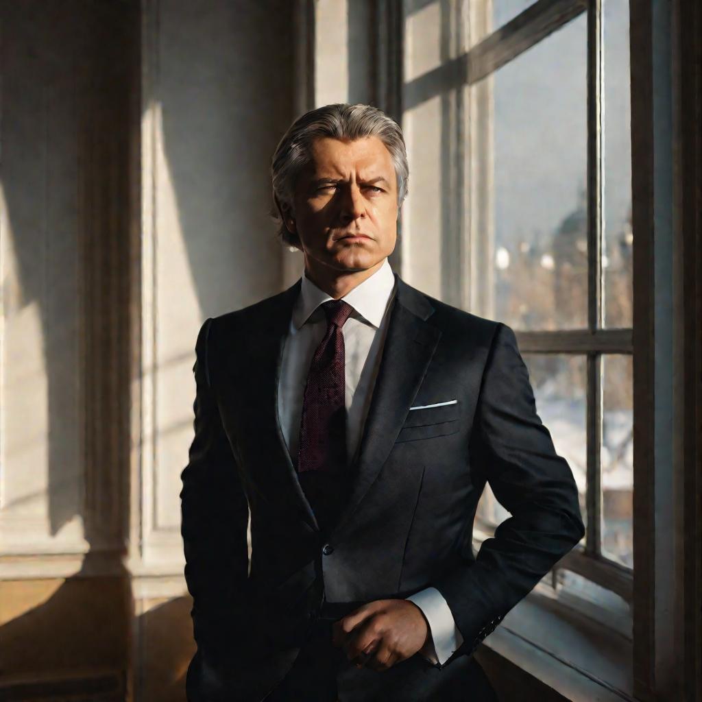 Портрет Александра Артюхова в офисе