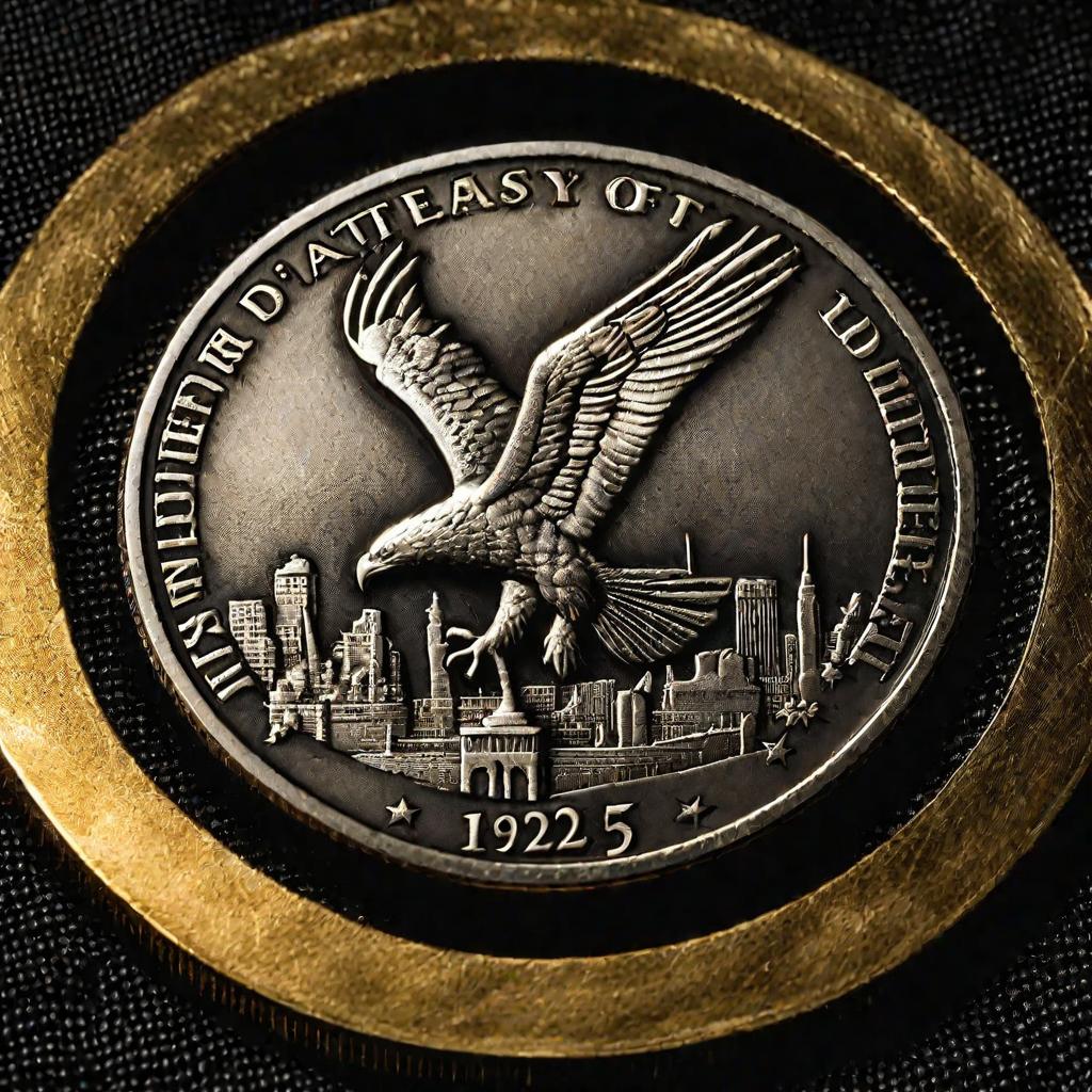 Близкий кадр 25 центов 1925 года
