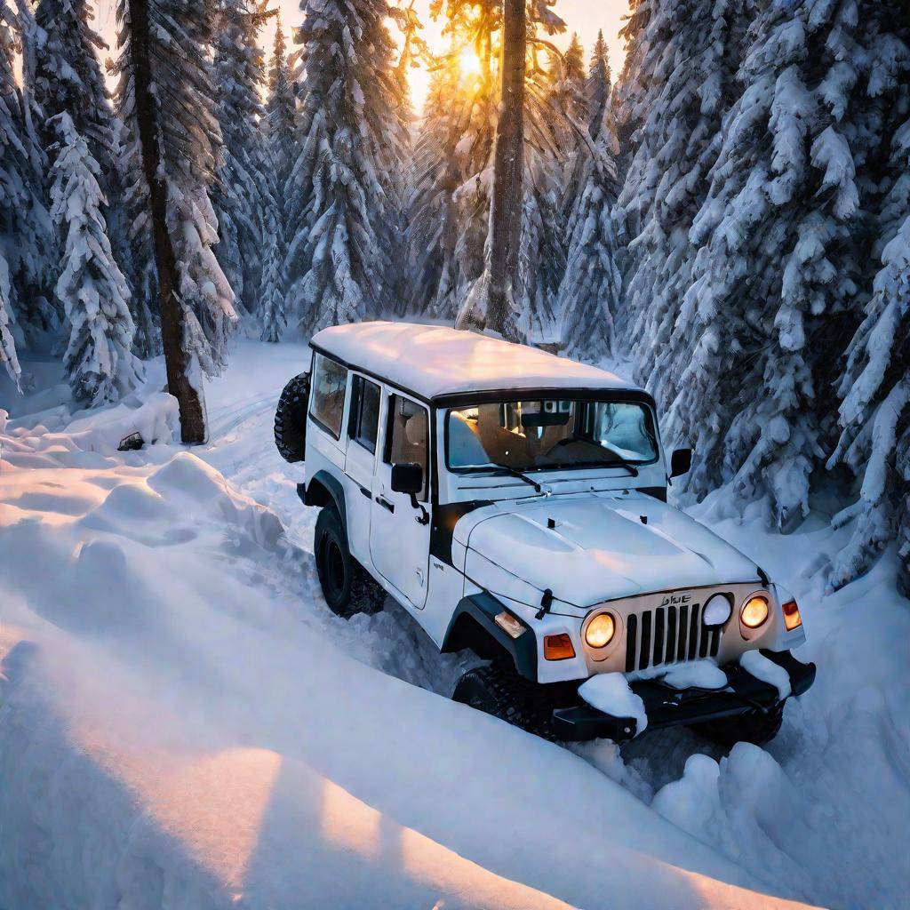 jeep snow