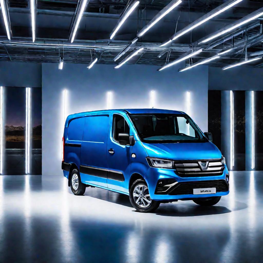 Новый фургон LDV Maxus в автосалоне