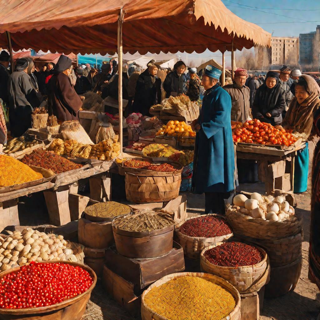 Рынок в Казахстане