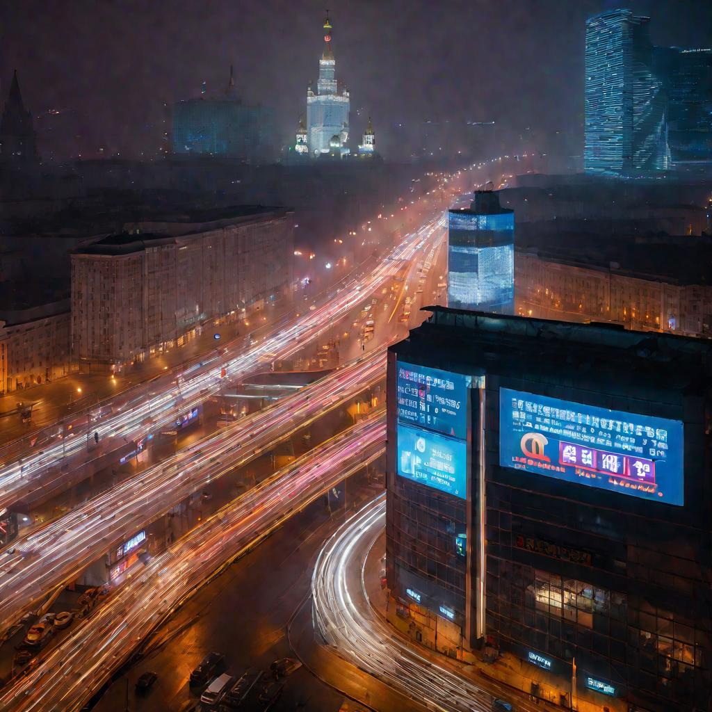 Обменник ночью в Москве