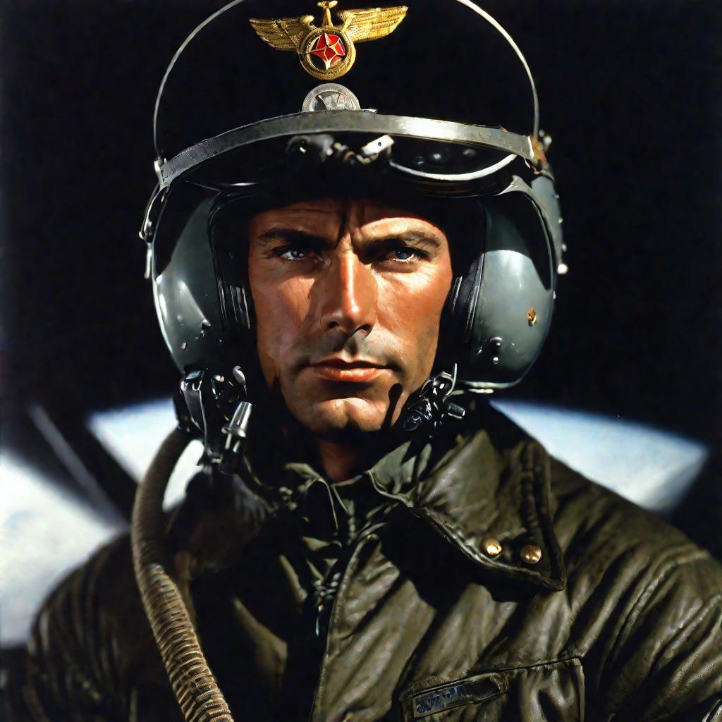 Советский летчик-истребитель