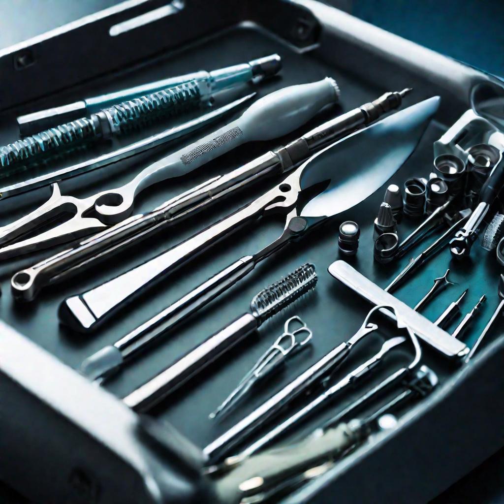 Набор стоматологических хирургических инструментов
