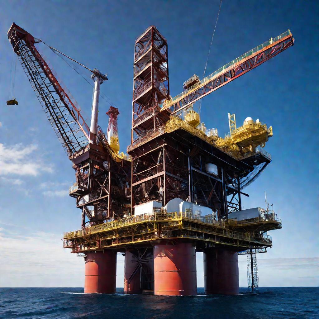 Морская нефтяная платформа