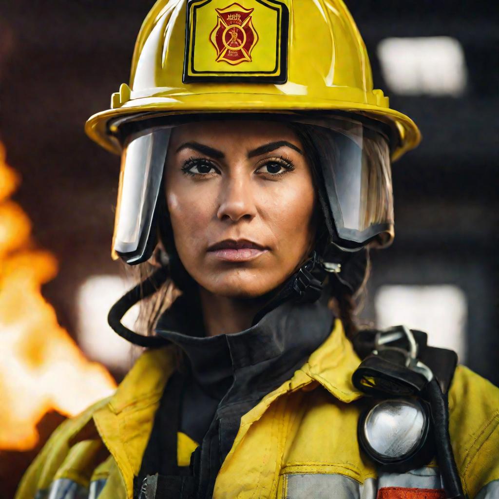 Портрет пожарного