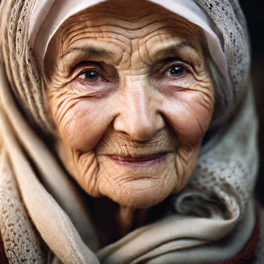 Портрет пожилой русской женщины