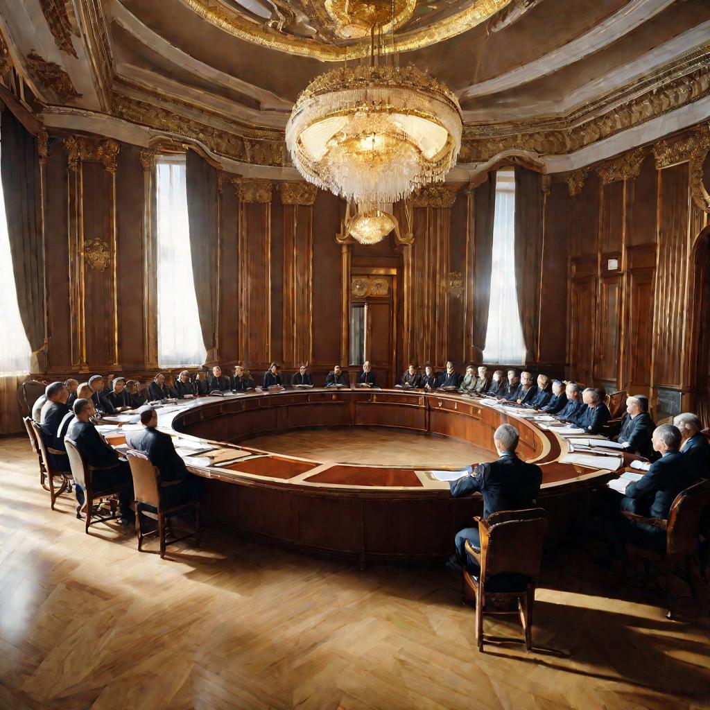 Заседание комитета законодательного собрания