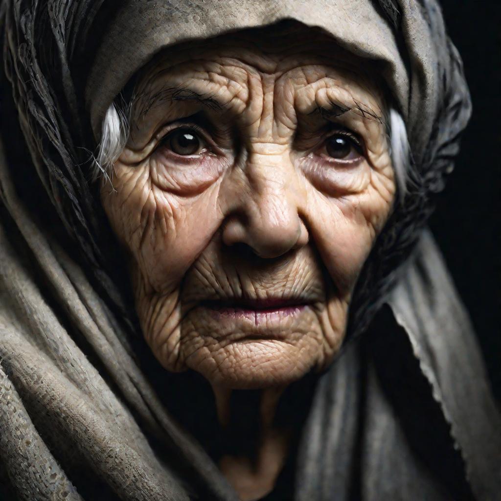 Портрет пожилой женщины