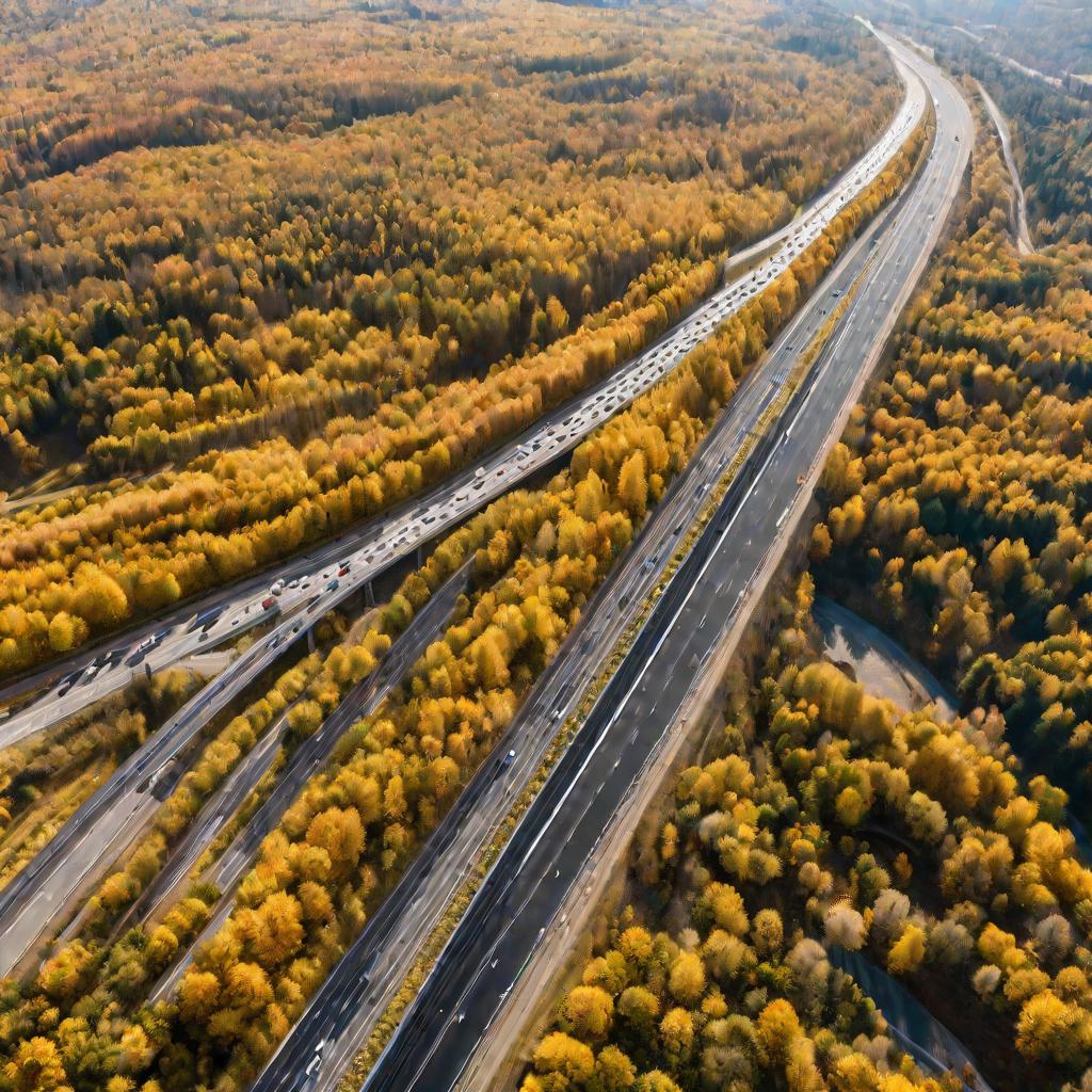 Автомагистраль между Лобней и Марком.