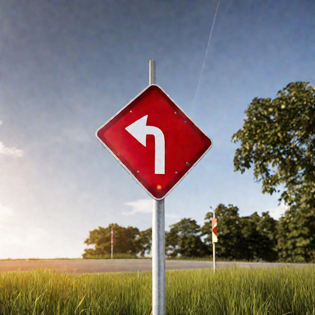 Знак «Уступите дорогу» на перекрестке второстепенных дорог