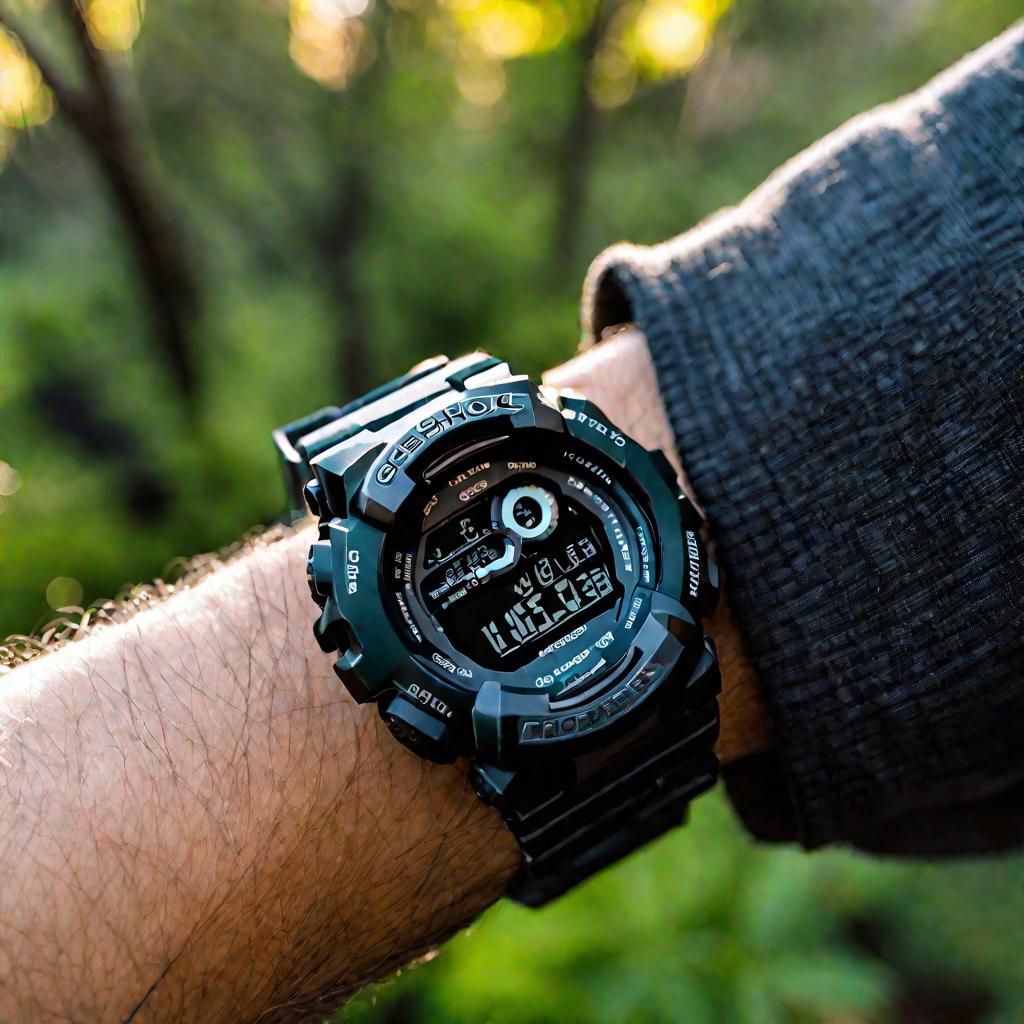 Мужские спортивные часы G-Shock на руке