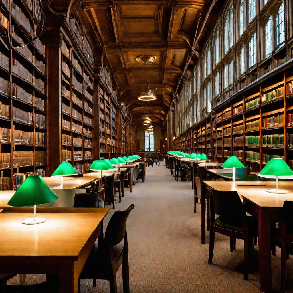 Внутренний вид библиотеки университета