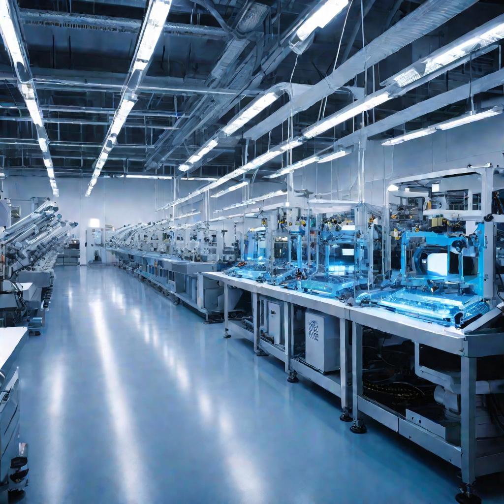 Автоматизированная фабрика по производству электроники