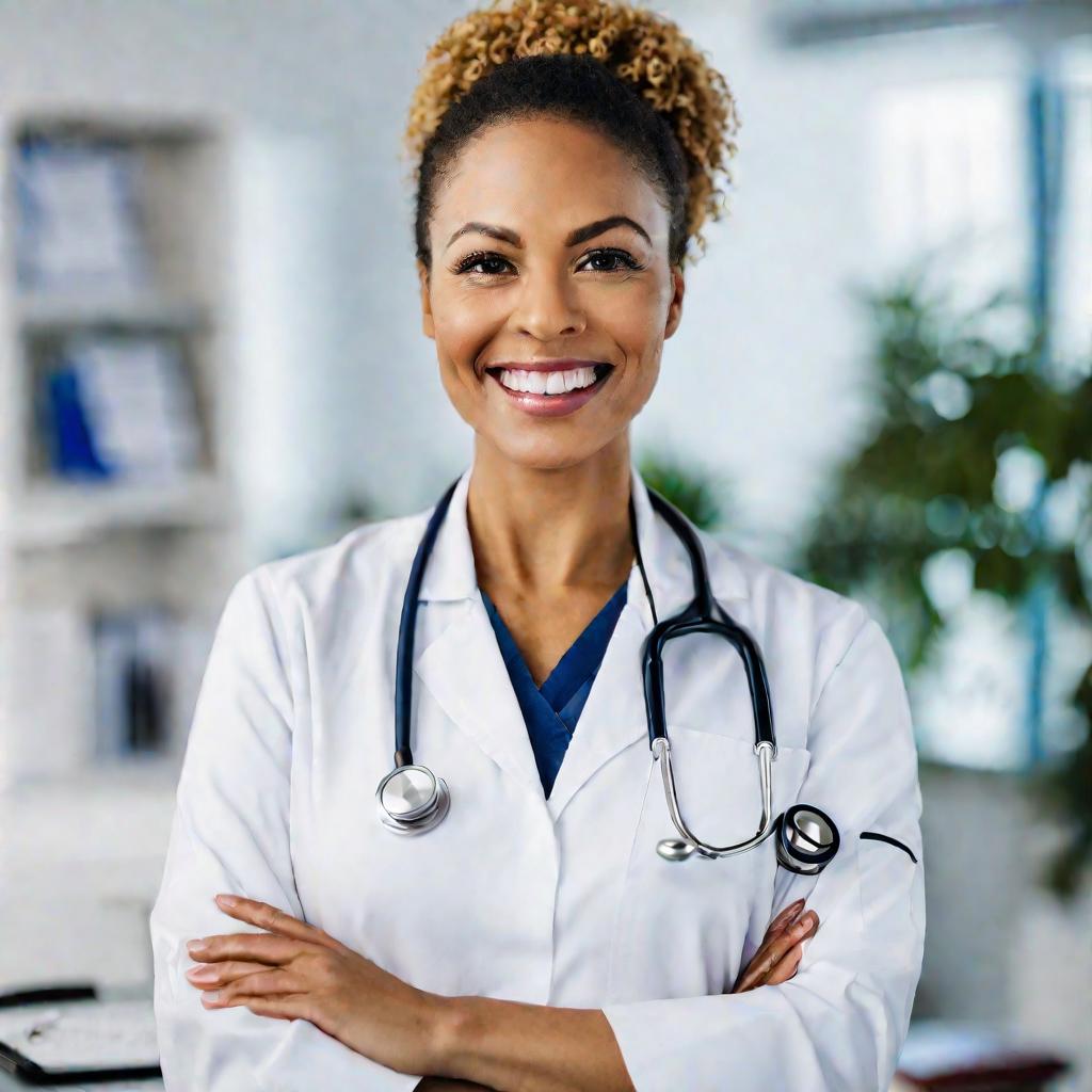 Портрет женщины-врача