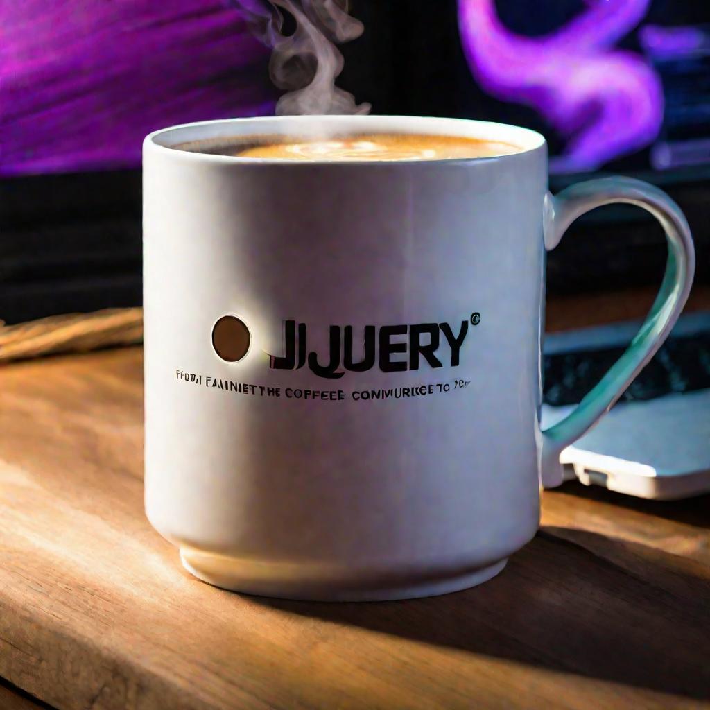 Кружка с логотипом jQuery