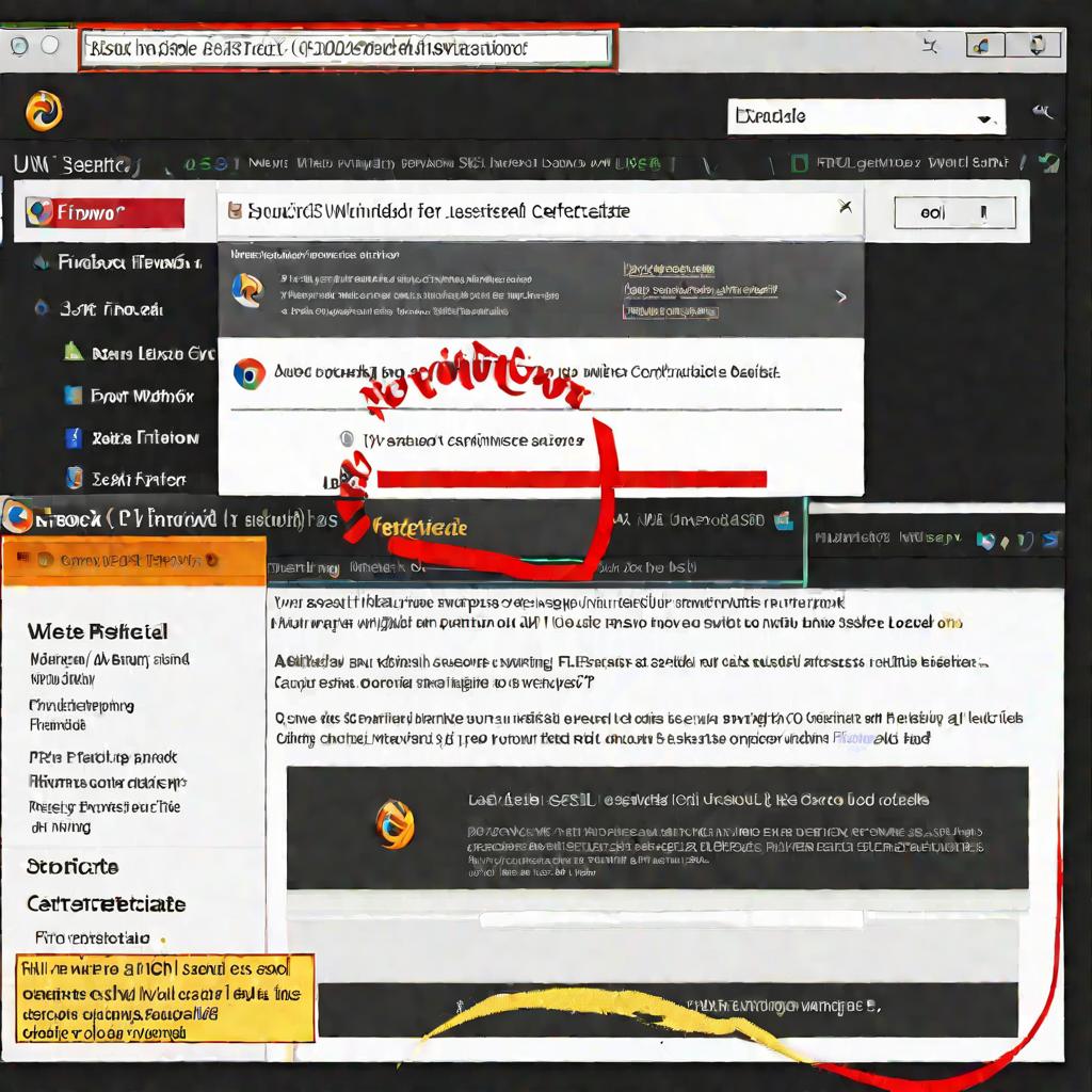 Firefox выдает предупреждение об ошибке SSL соединения при посещении веб-сайта