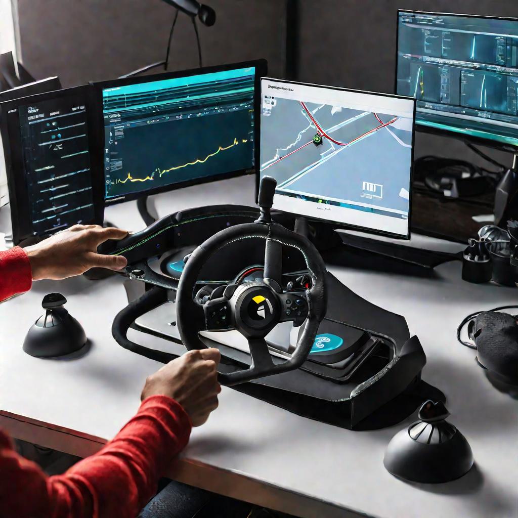 Настройка руля Logitech Momo Racing