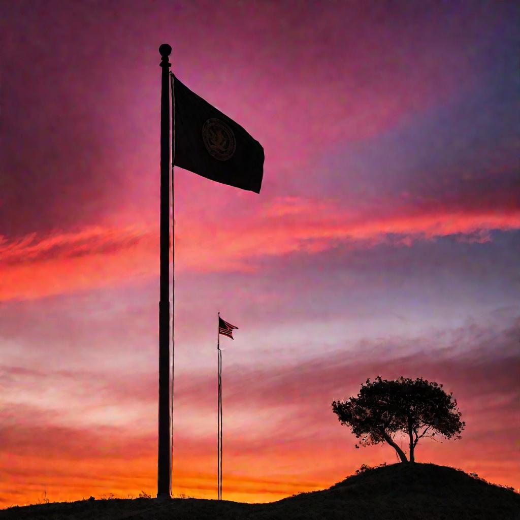 Флаг на холме