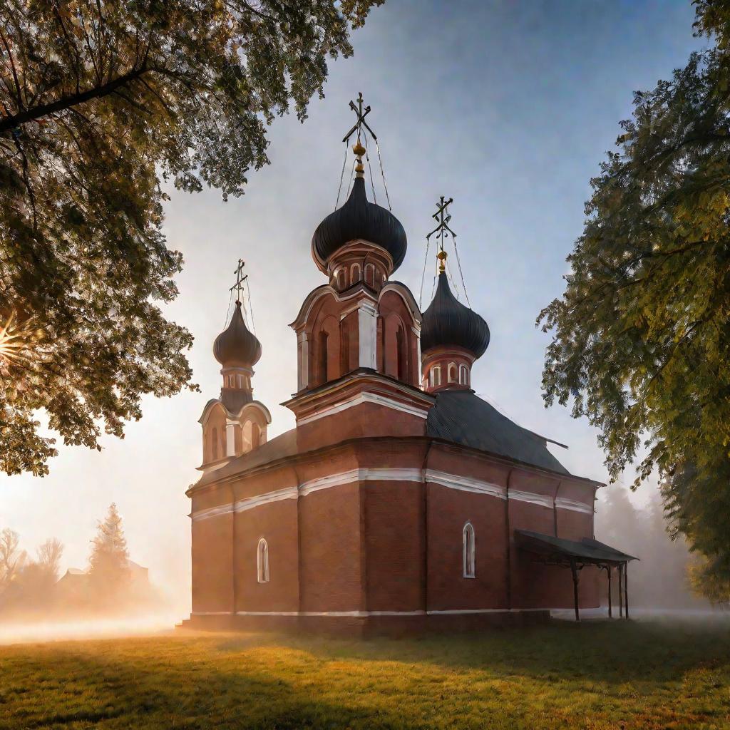 Церковь Святого Креста в деревне