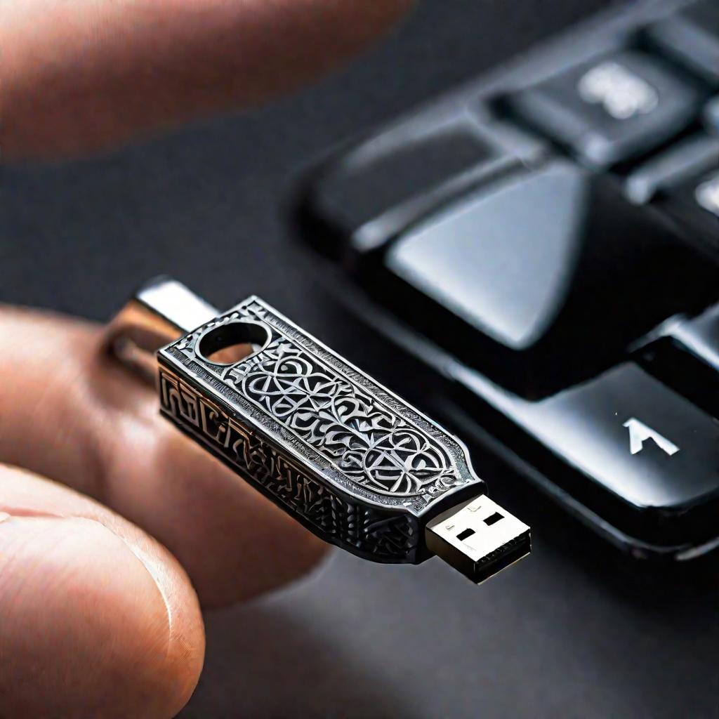 Физический USB ключ для двухфакторной аутентификации аккаунта Майкрософт