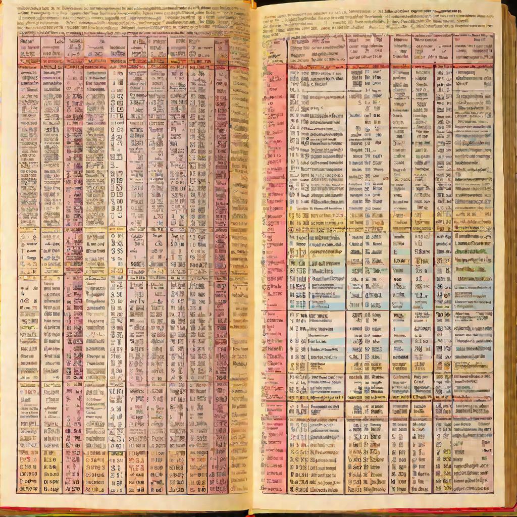 Страницы учебника с примерами таблиц истинности