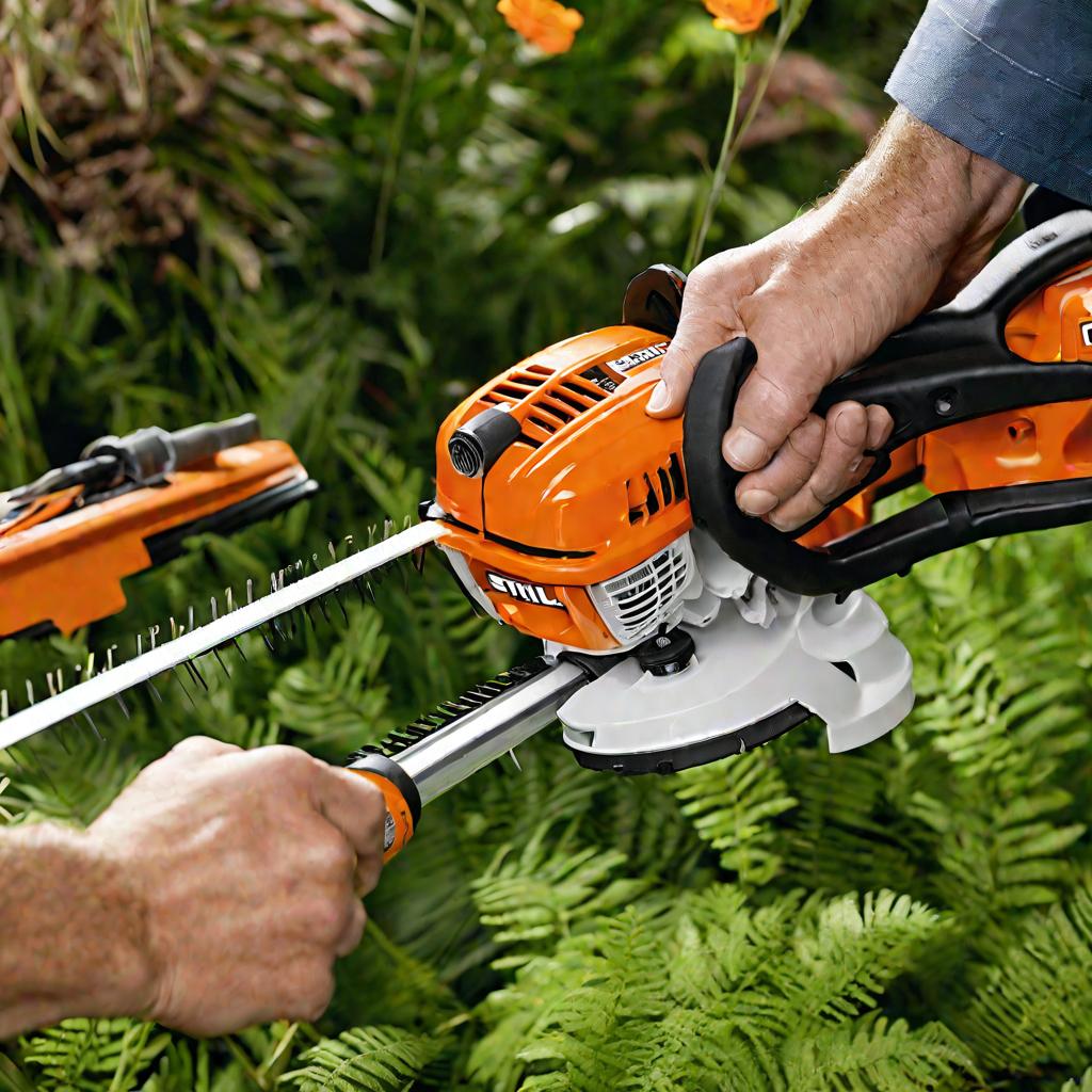 Замена головки на триммере Stihl