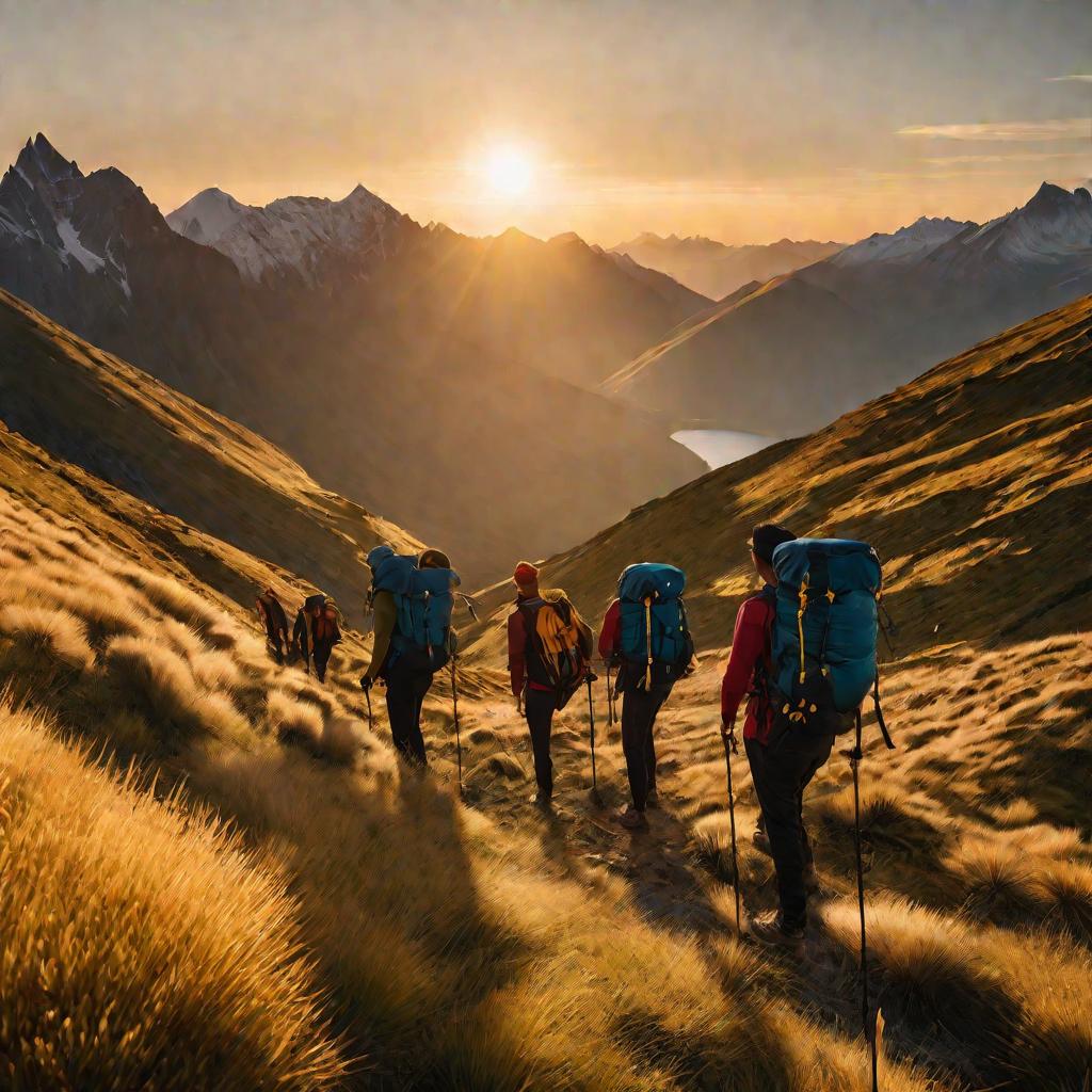 Группа альпинистов с часами Suunto.