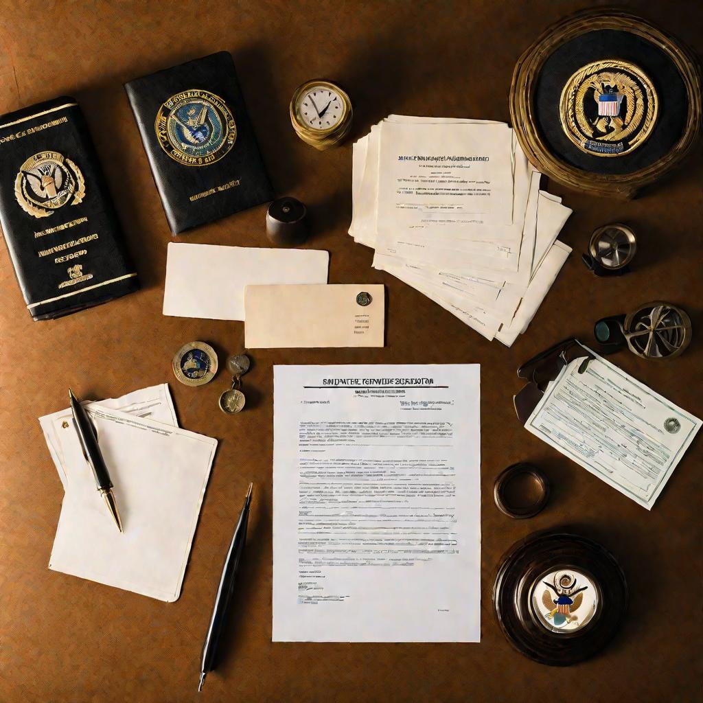 На рабочем столе лежит повестка из военкомата и другие документы