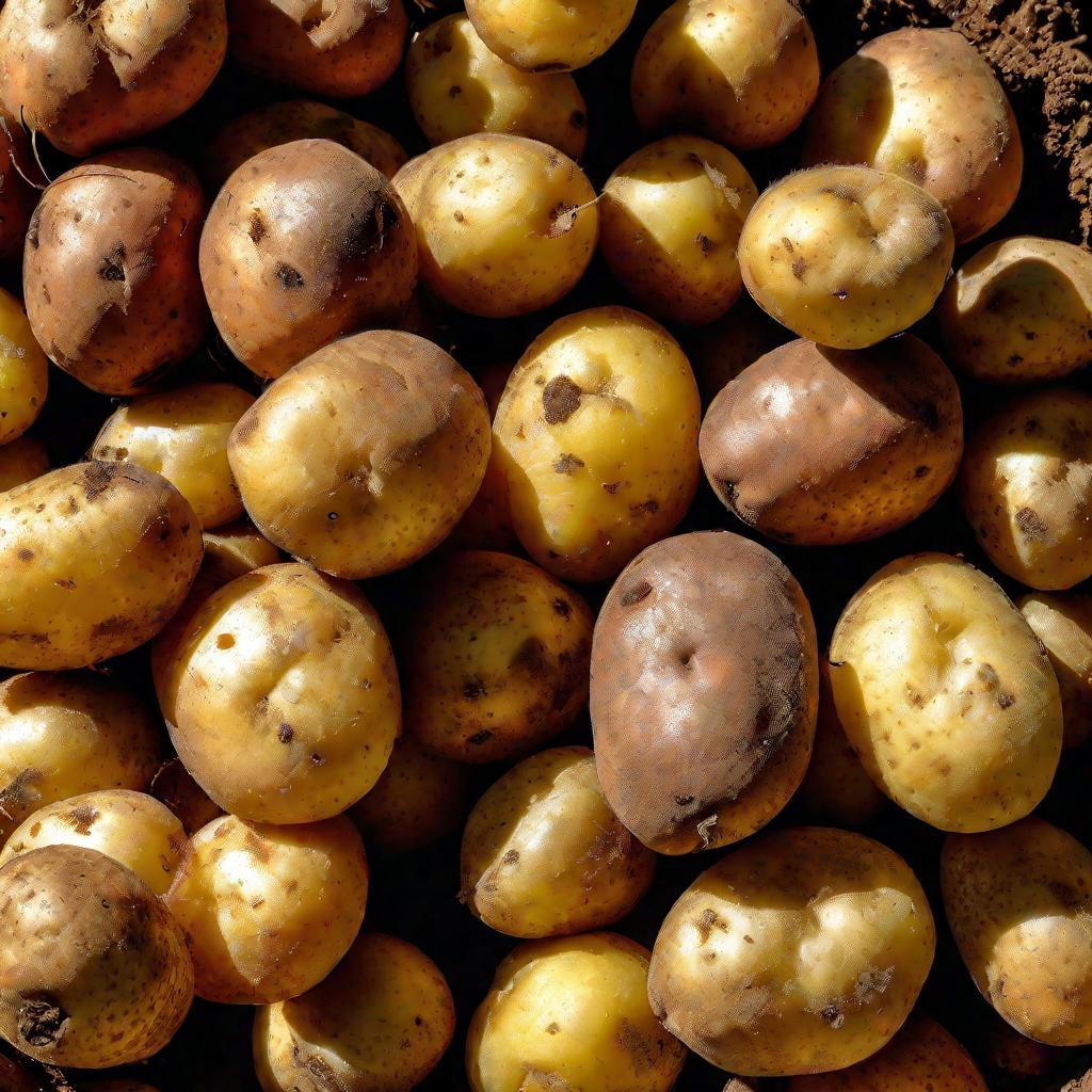 Свежий урожай картофеля