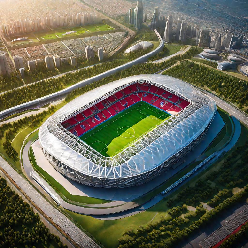 Стадион ФИФА сверху