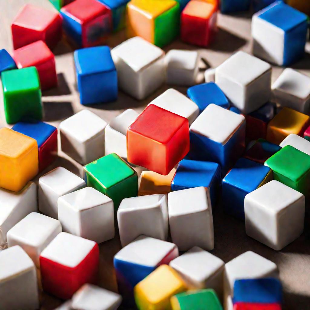 Кубики Рубика на столе