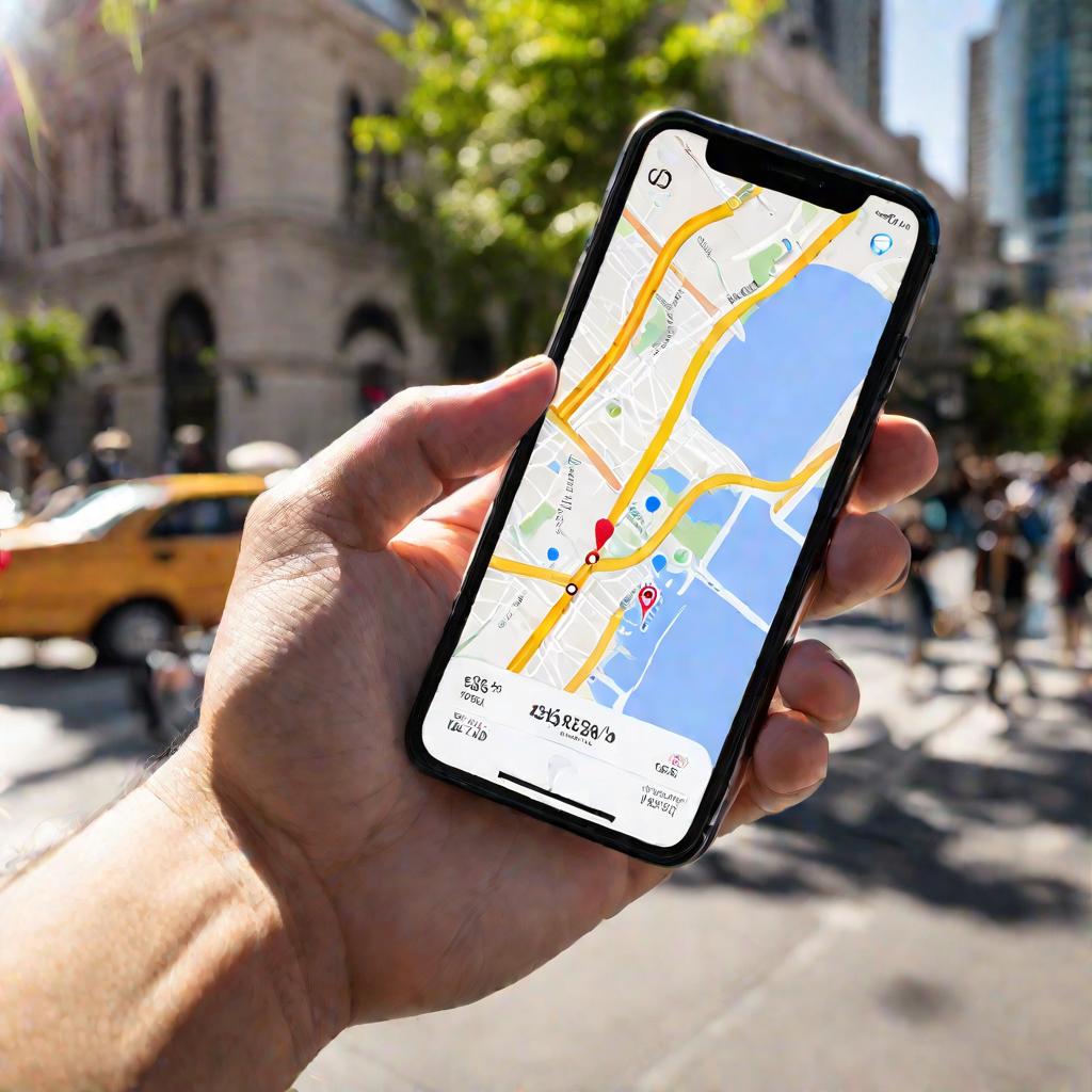 Навигация на айфоне по городу