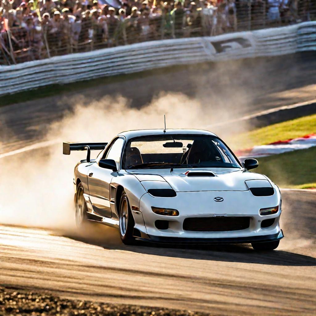 Mazda RX-7 на трассе